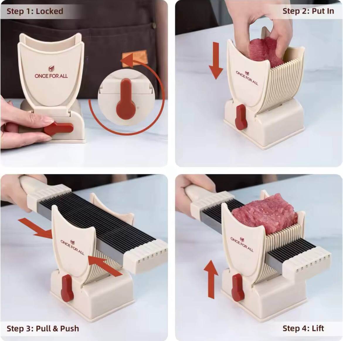 MeatTopia™ Manual Meat Slicer