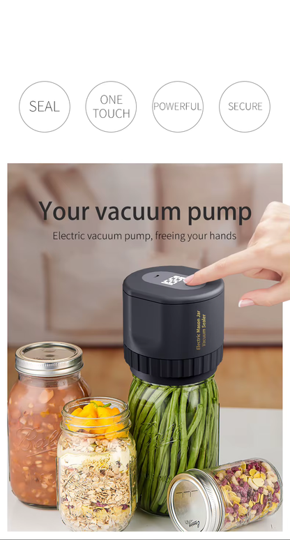 Electric Mason Jar Vacuum Sealer