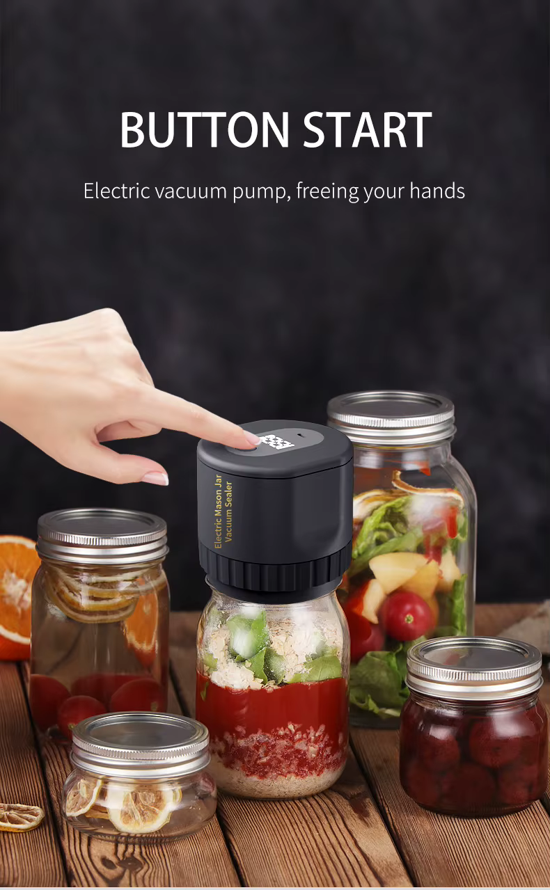 Electric Mason Jar Vacuum Sealer